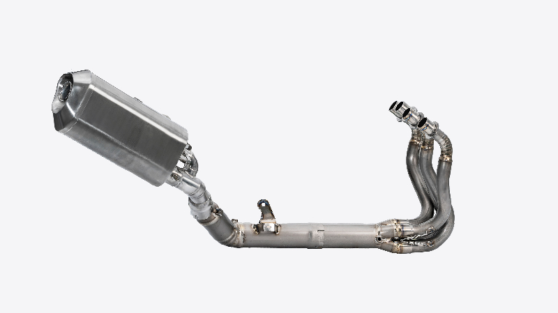 BURNOUTチタンフルエキゾーストマフラー ZX-4R/RR 純正スタイル