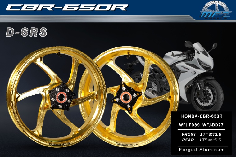 【MFZ Racing】フォージドホイールセット D-6RS CBR650R