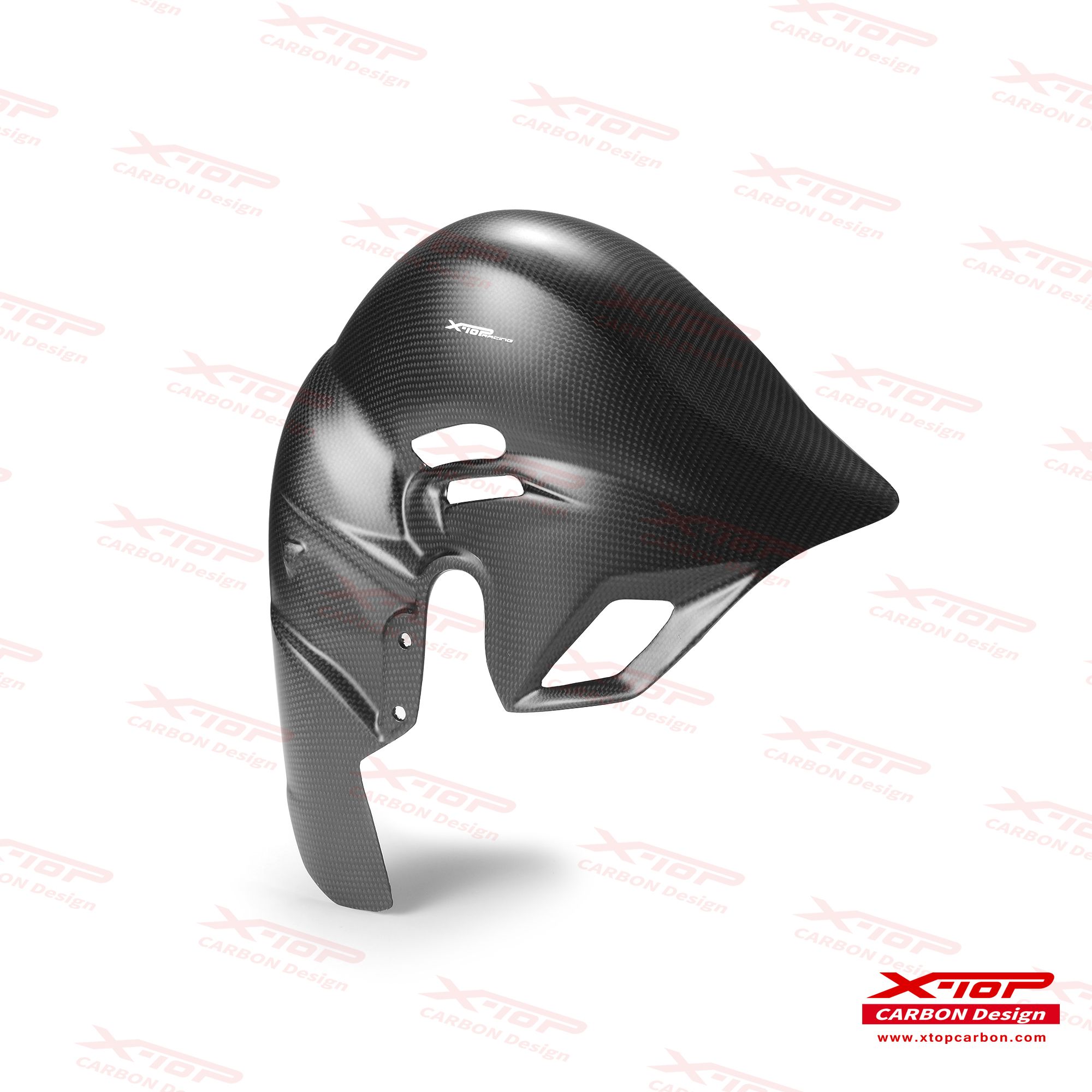 X-TOPカーボンマフラーヒートガード 純正エキパイ用