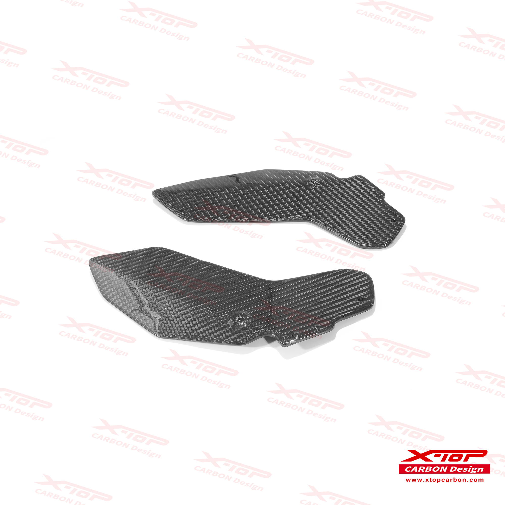 X-TOPカーボンスクリーンサイドエアロパーツ GOLDWING