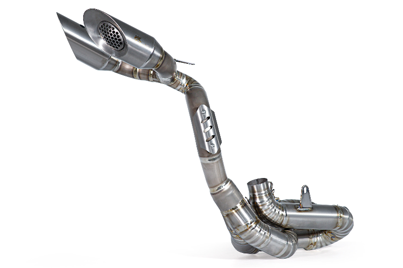 BURNOUTチタンスリップオンマフラー ドゥカティStreetfighter V4用