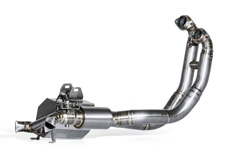 BURNOUTチタンフルエキゾーストマフラー アプリリアRS660