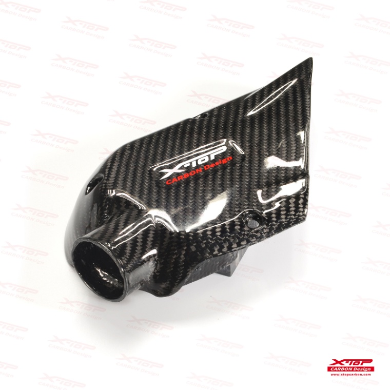 X-TOP カーボンエアインテークカバーー