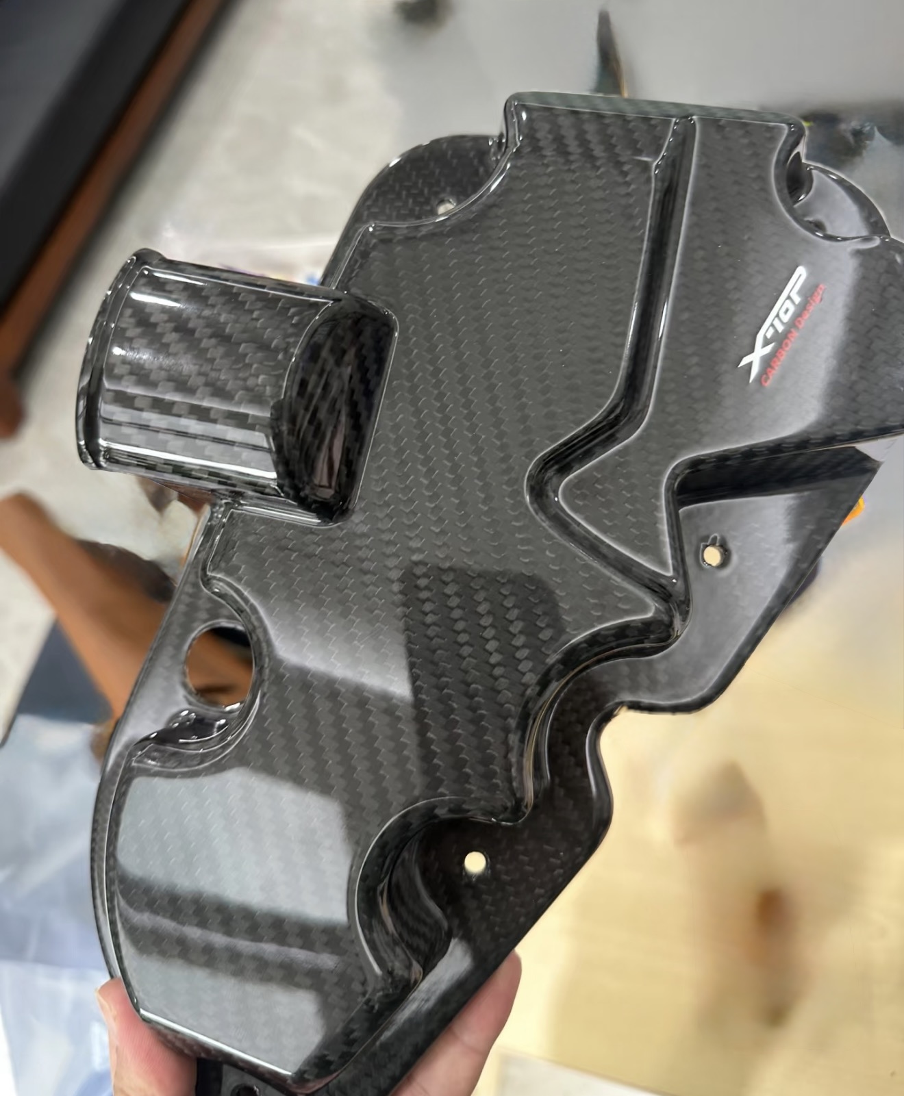 ベスパにX-TOPカーボンパーツ